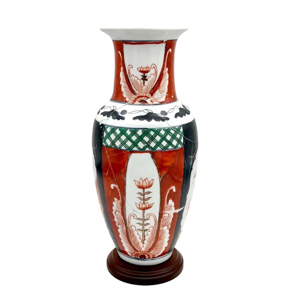 Kintsugi Vase Imari Victorian Style Gold Crack Personal Growth Gift Coming Soon! - Picture 8 of 12